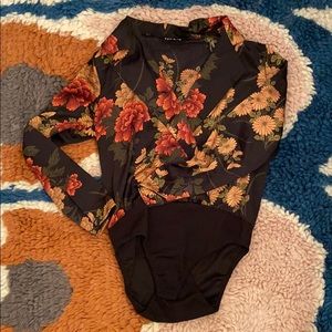 Floral Bodysuit Size 10